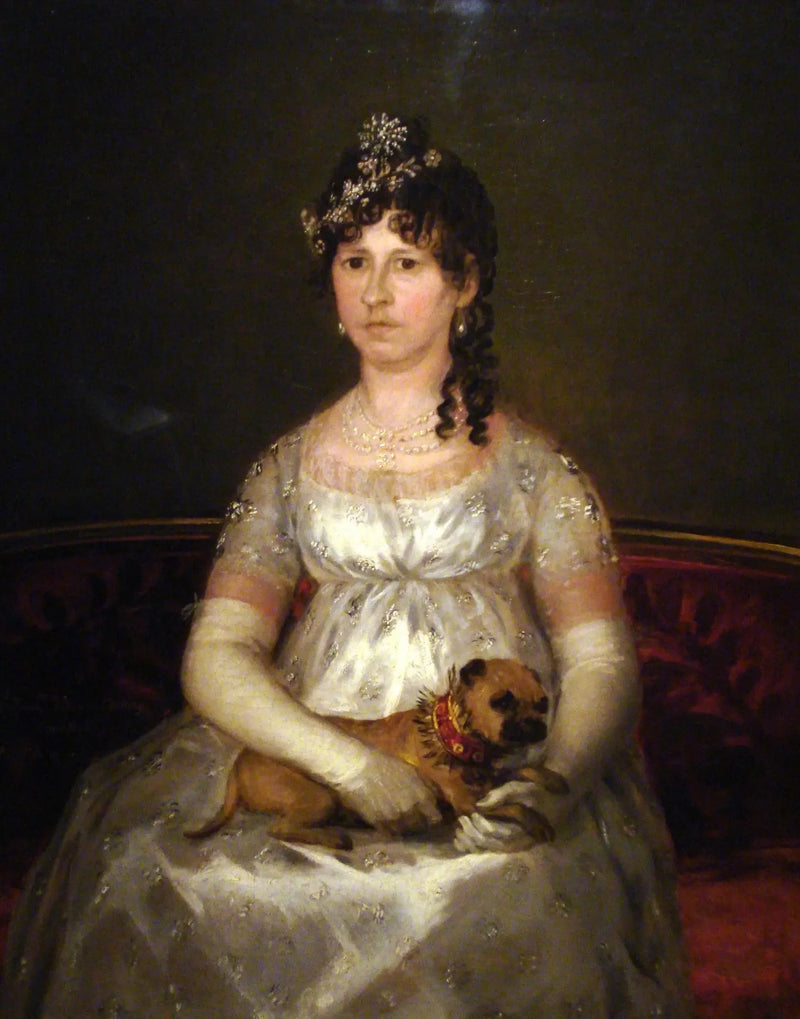 Portret van Francisca Vicenta Chollet en Caballero - Francisco de Goya