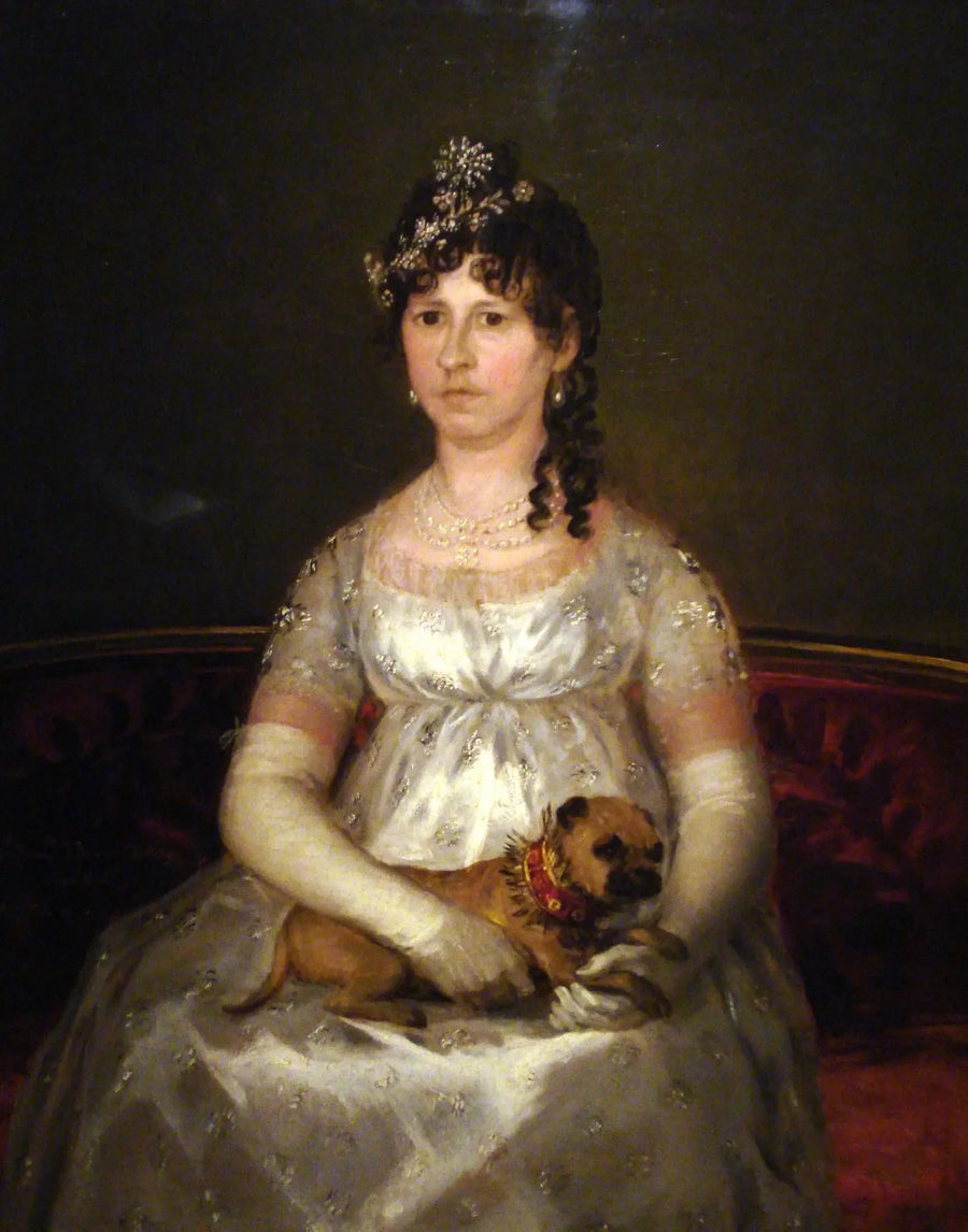 Portret van Francisca Vicenta Chollet en Caballero - Francisco de Goya