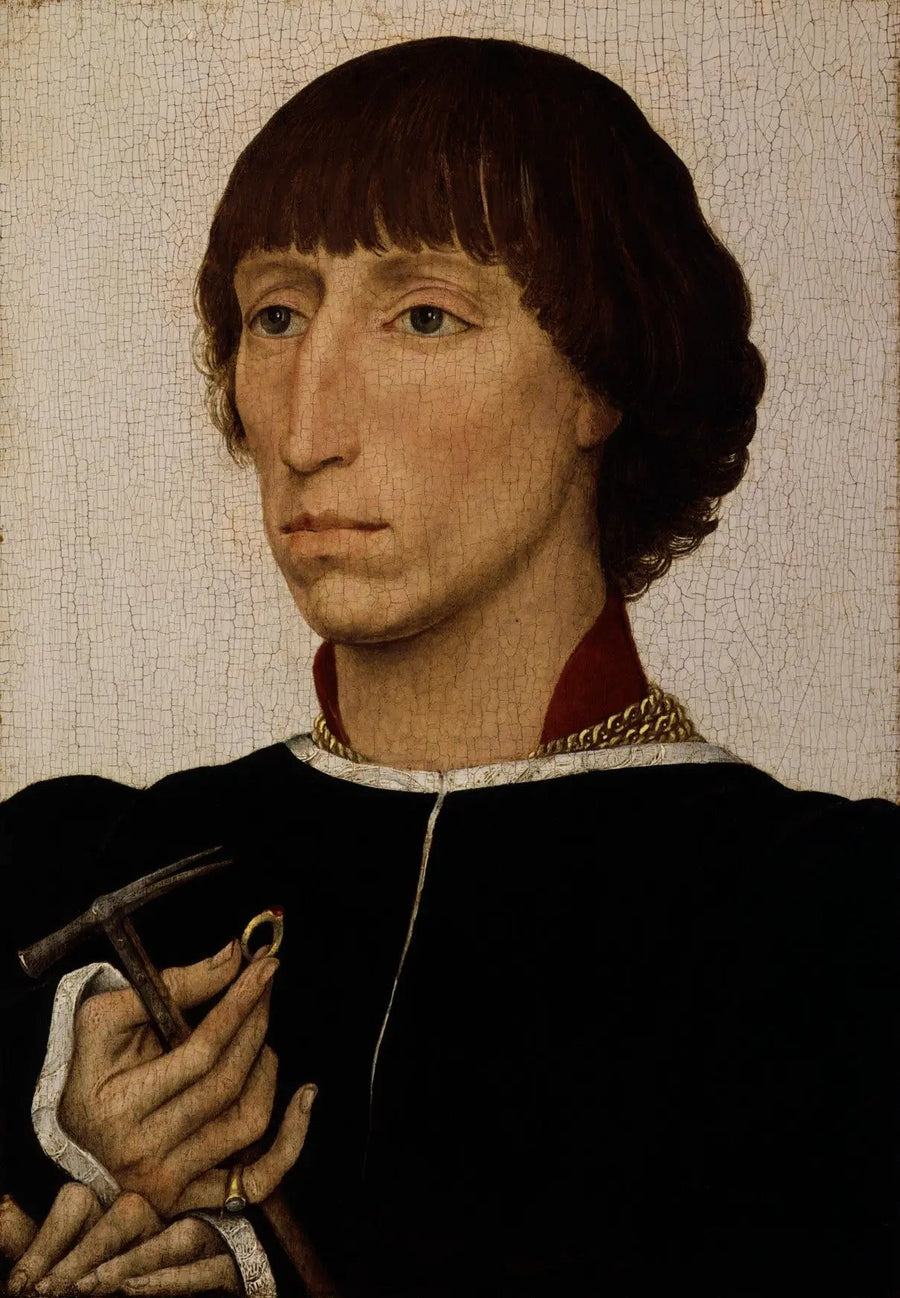 Portret van François d'Este - Rogier van der Weyden
