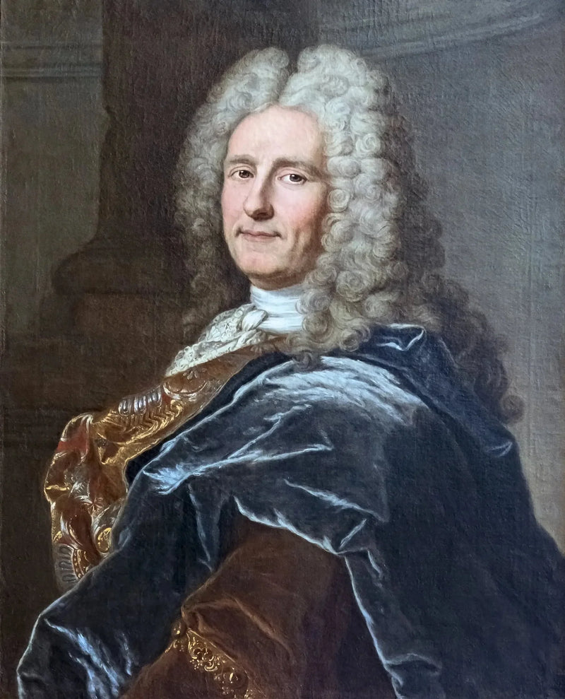 Portret van François Ier Castanier (1676-1759) - Hyacinthe Rigaud