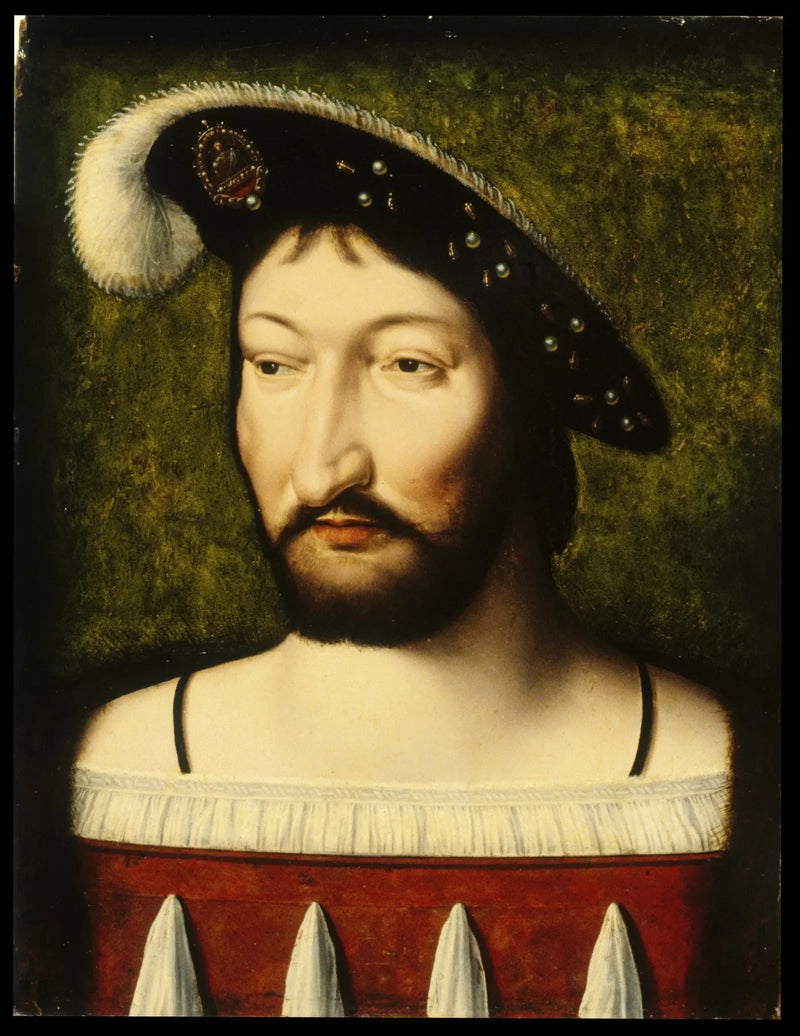 Portret van François I, koning van Frankrijk - Joos van Cleve
