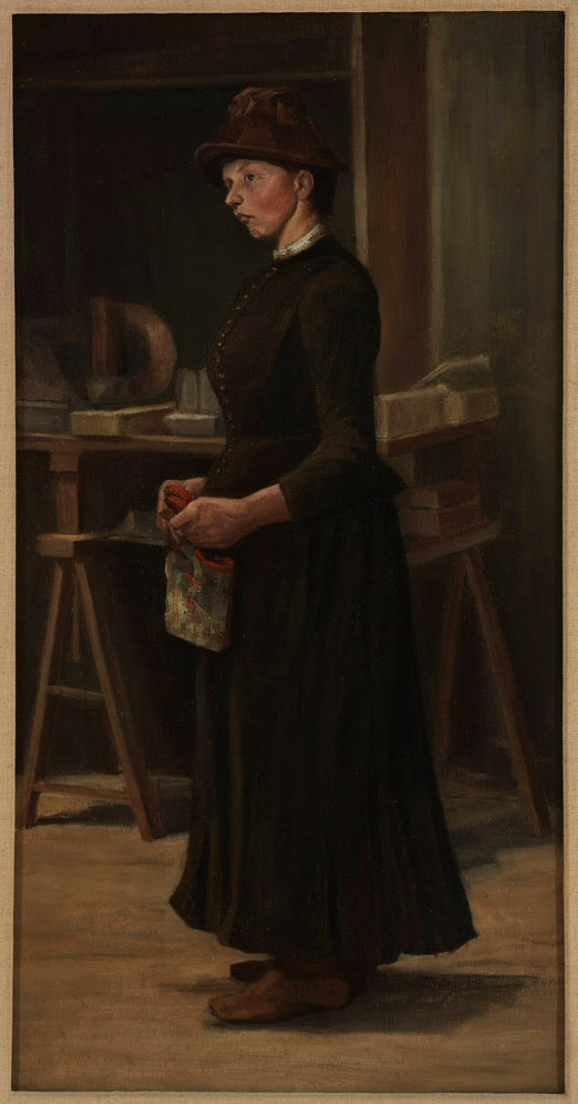 Portrait de Fräulein Kyburz - Ferdinand Hodler - Alpha Reproduction