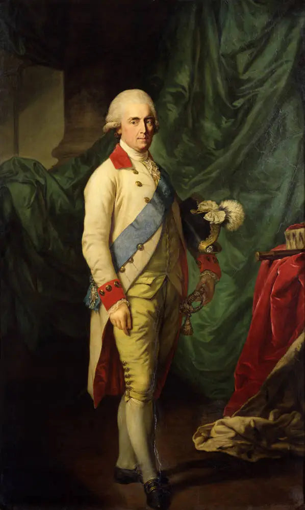 Portret van Frederik August I van Saksen (1750-1827) - Anton Graff

Source:
Portrait de Frédéric Auguste Ier de Saxe (1750-1827) - Anton Graff