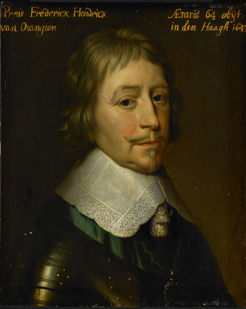 Portret van Frederik-Hendrik (1584-1647), prins van Oranje - Gerrit van Honthorst