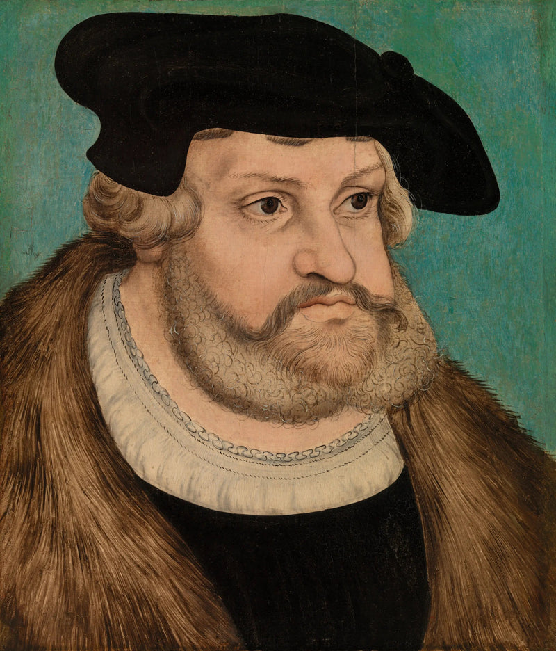 Portret van Frederik de Wijze, hertog van Saksen - Lucas Cranach de Oudere