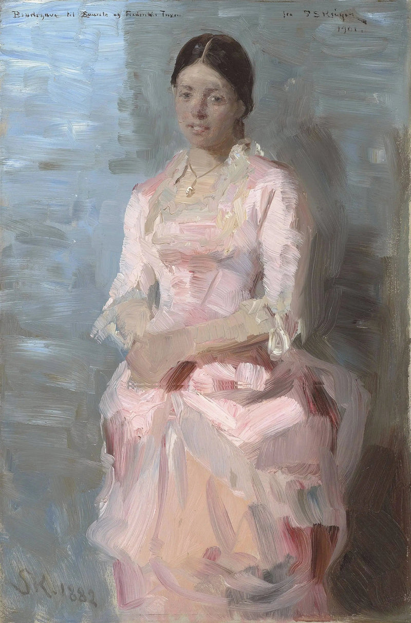 Portret van Frederikke Tuxen - Peder Severin Krøyer