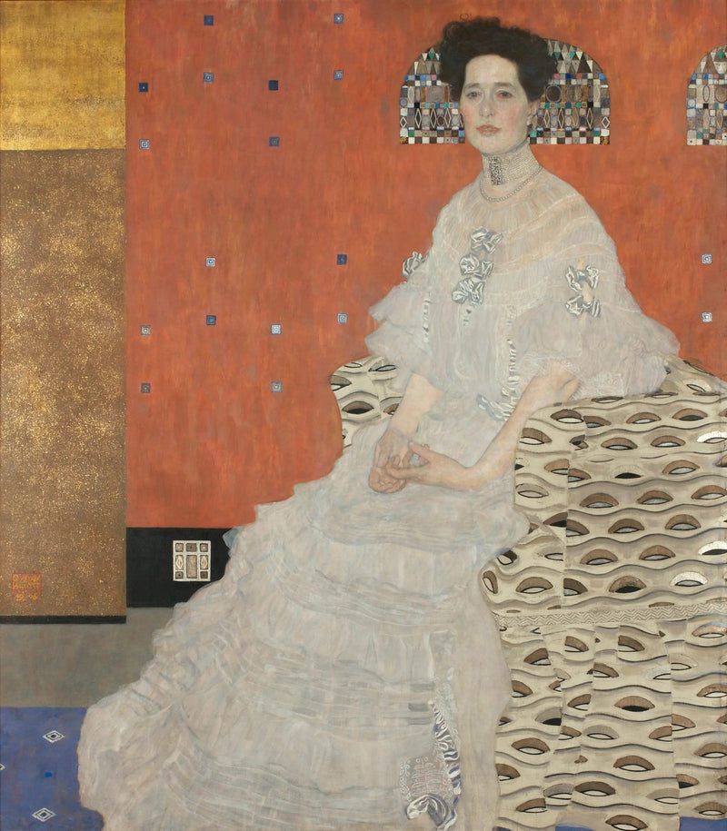 Portret van Fritza Riedler - Gustav Klimt