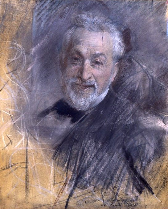 Portret van Gaetano Braga - Giovanni Boldini