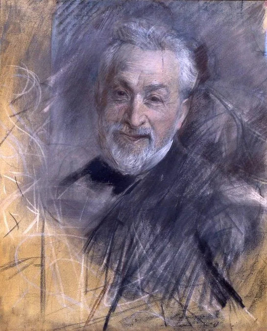 Portret van Gaetano Braga - Giovanni Boldini