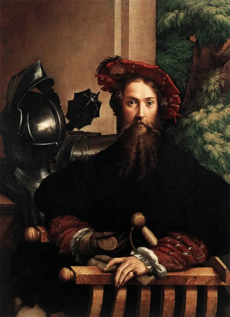 Portret van Galéazzo Sanvitale - Parmigianino