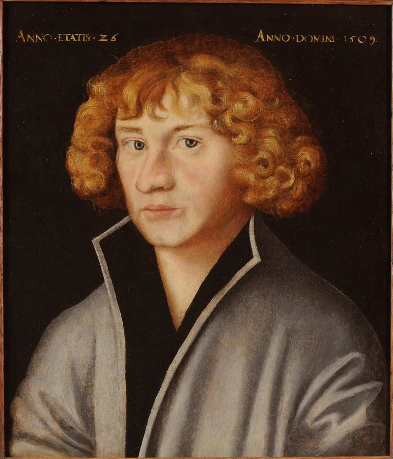 Portret van Georg Spalatin - Lucas Cranach de Oudere