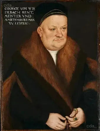 Portret van Georg von Wiedebach - Lucas Cranach de Oudere