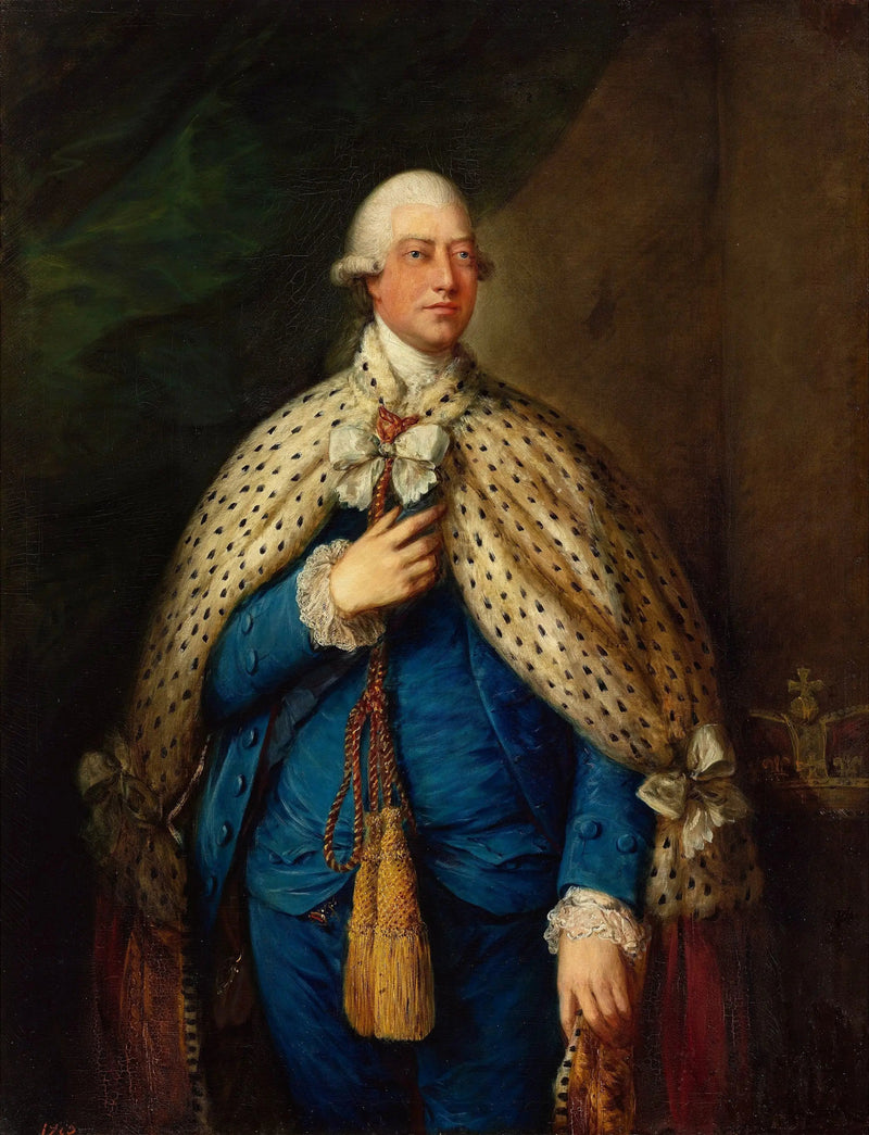 Portret van George III van het Verenigd Koninkrijk in parlementaire gewaden - Thomas Gainsborough

Source:
Portrait de George III du Royaume-Uni dans des robes parlementaires - Thomas Gainsborough