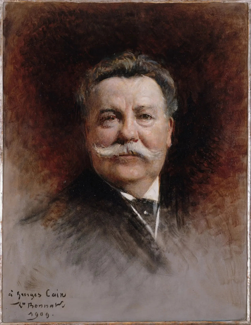 Portret van Georges Cain (1853-1919), schilder en schrijver - Léon Bonnat
