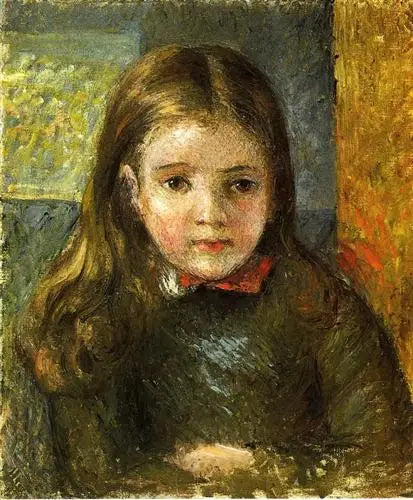 Portret van Georges Pissarro - Camille Pissarro