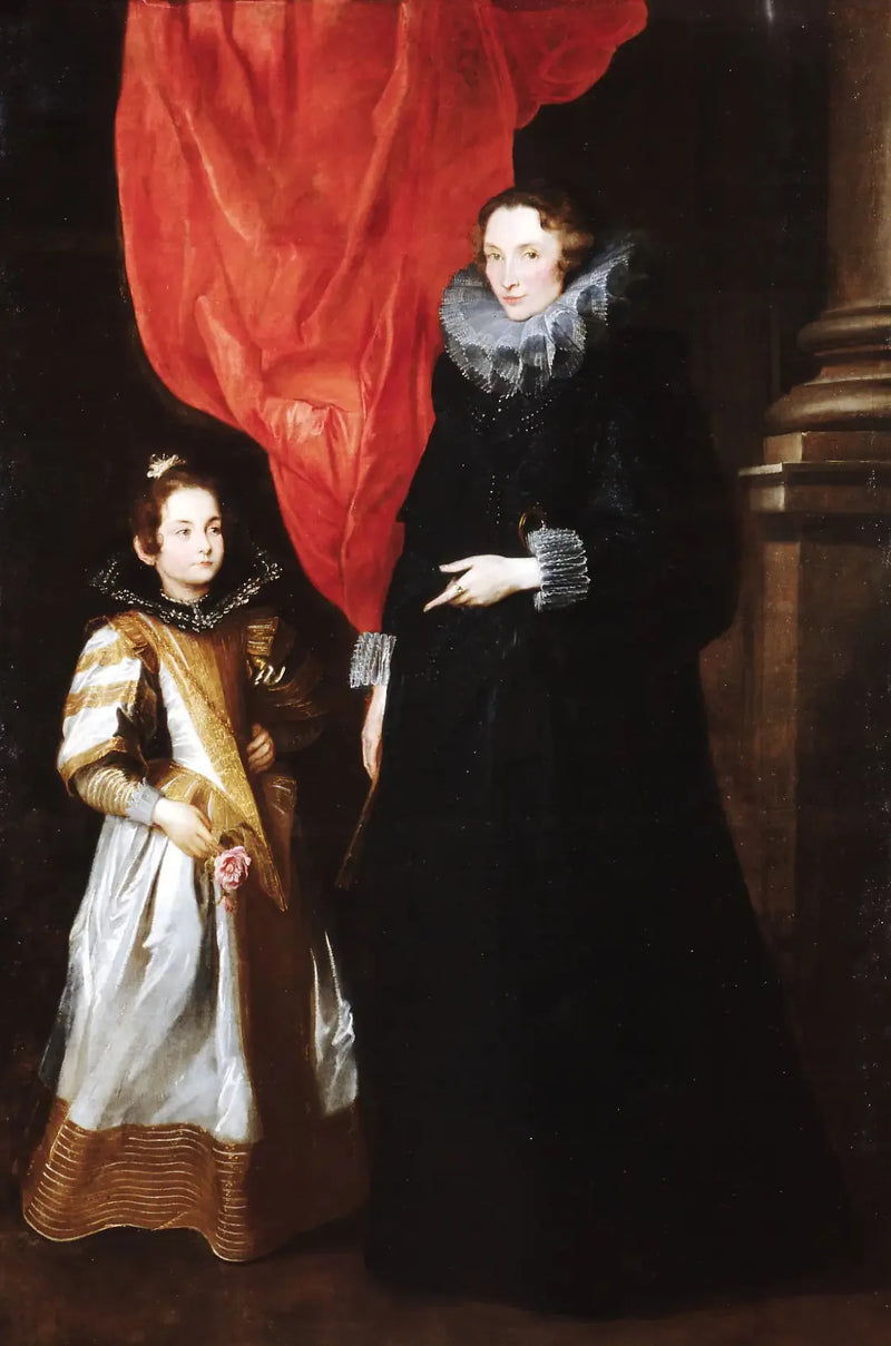 Portret van Geronima Sale Brignole met haar dochter Maria Aurelia - Antoine van Dyck

Source:
Portrait de Geronima Sale Brignole avec sa fille Maria Aurelia - Antoine van Dyck