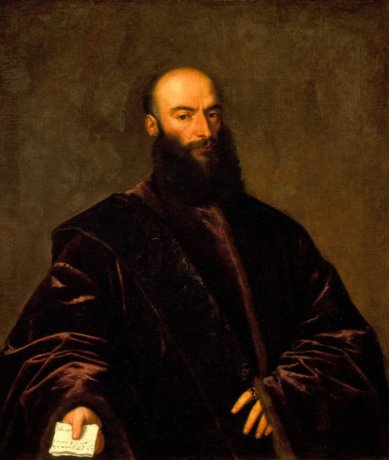 Portret van Giacomo di Andrea Dolfin - Titian