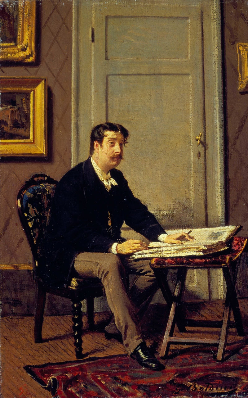 Portret van Giorgio Sevieri - Giovanni Boldini