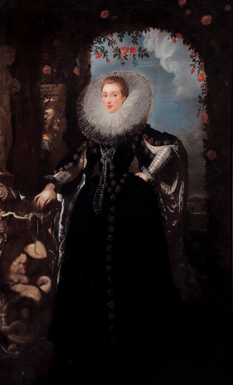 Portret van Giovanna Spinola Pavese - Peter Paul Rubens