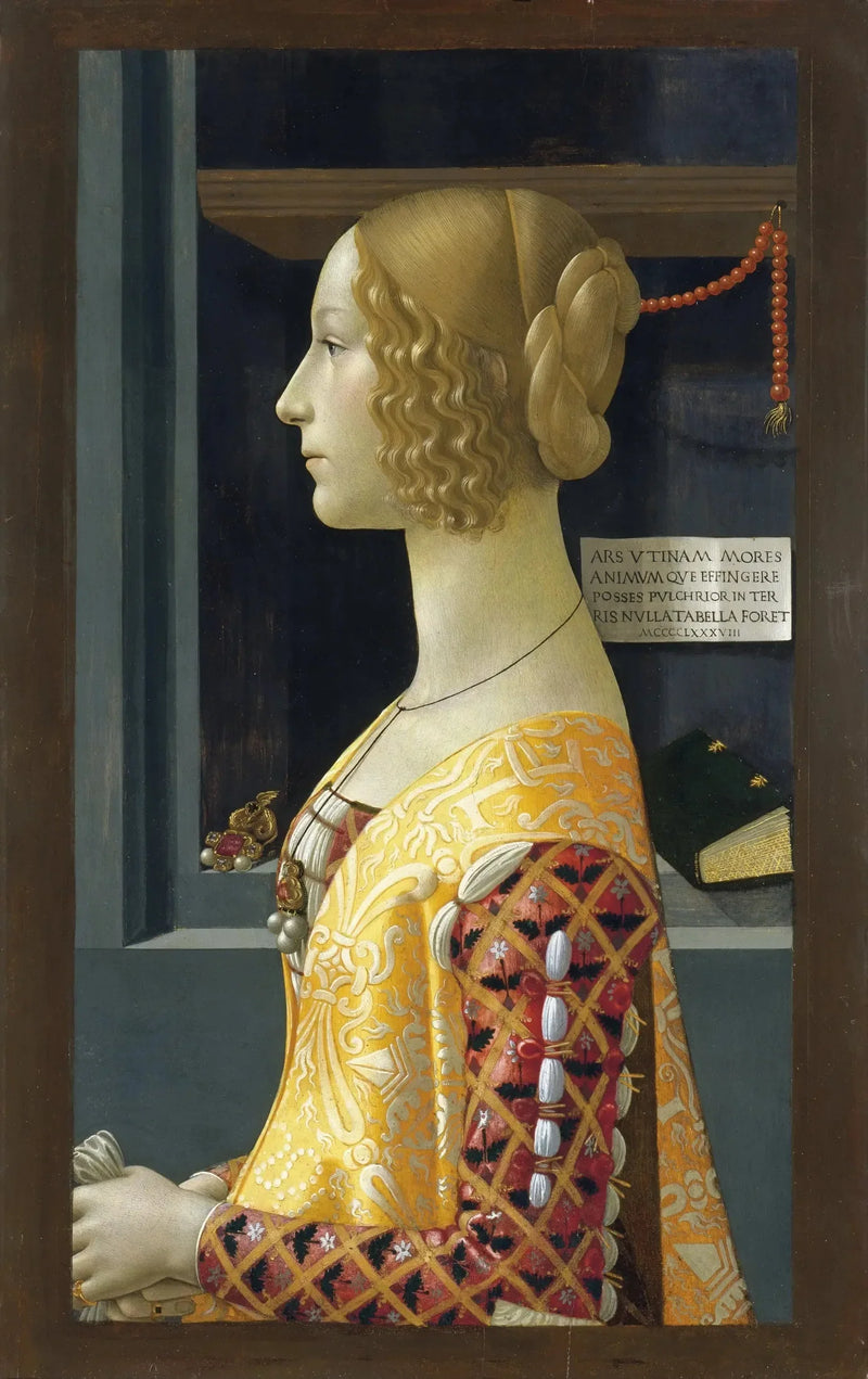 Portret van Giovanna Tornabuoni - Domenico Ghirlandaio