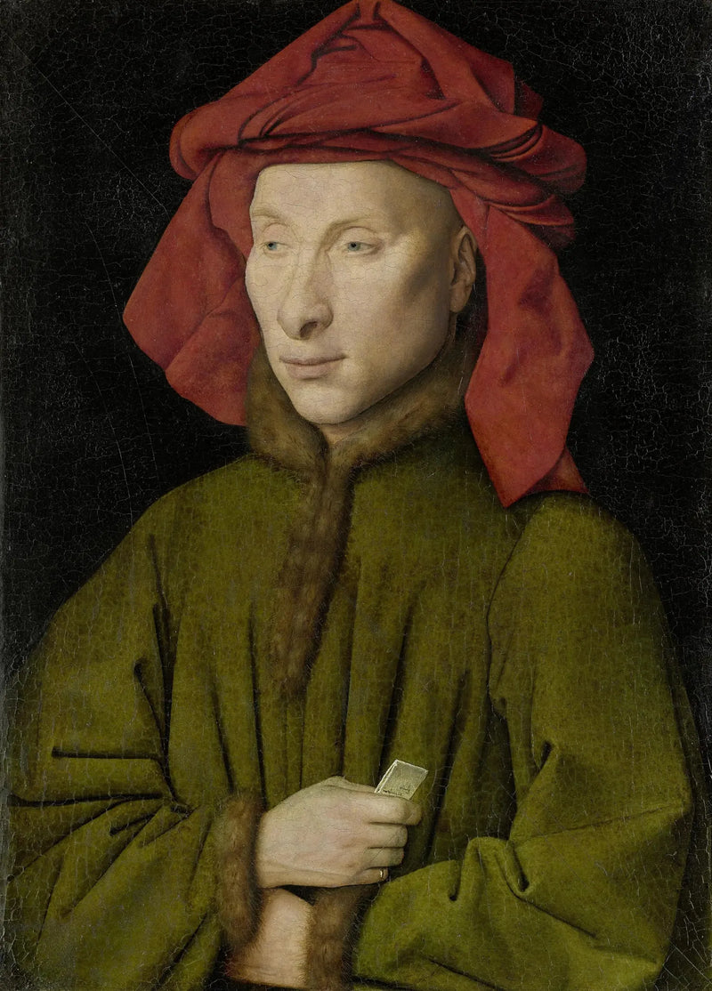 Portret van Giovanni Arnolfini - Jan van Eyck

Source:
Portrait de Giovanni Arnolfini - Jan van Eyck