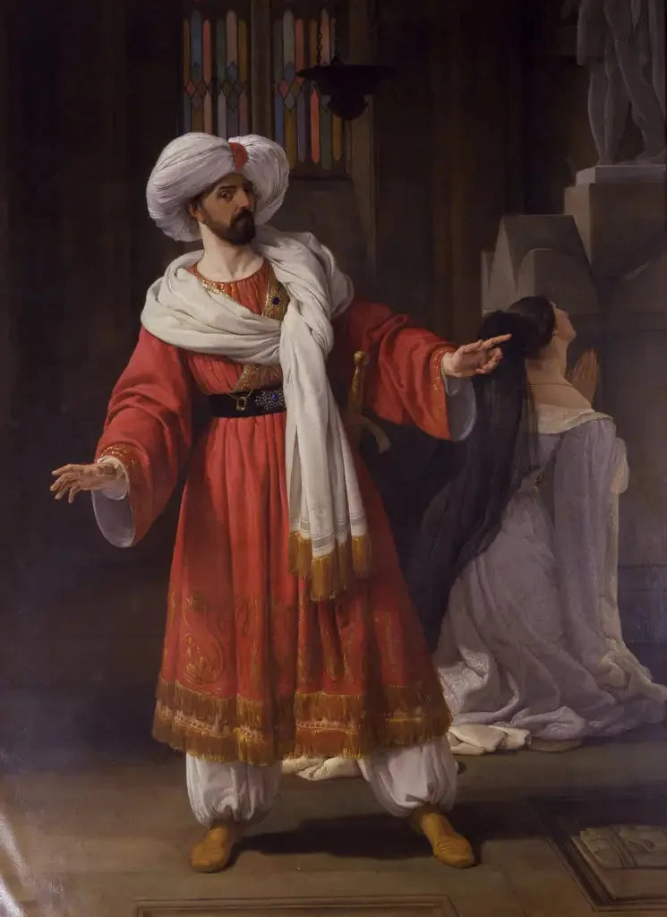 Portret van Giovanni David en Alessandro in Gli arabi nelle Gallie van Pacini - Francesco Hayez

Source:
Portrait de Giovanni David en Alessandro dans Gli arabi nelle Gallie de Pacini - Francesco Hayez