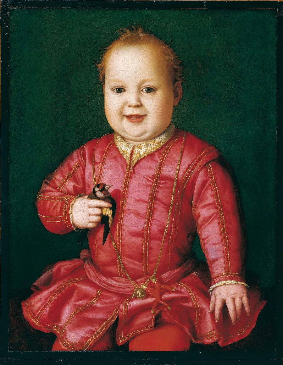Portret van Giovanni de Medici als kind - Bronzino