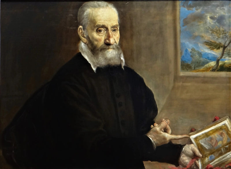 Portret van Giulio Clovio - El Greco