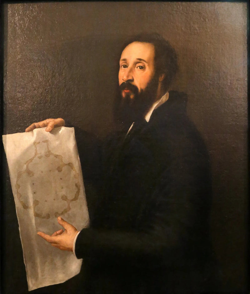Portret van Giulio Romano - Titian