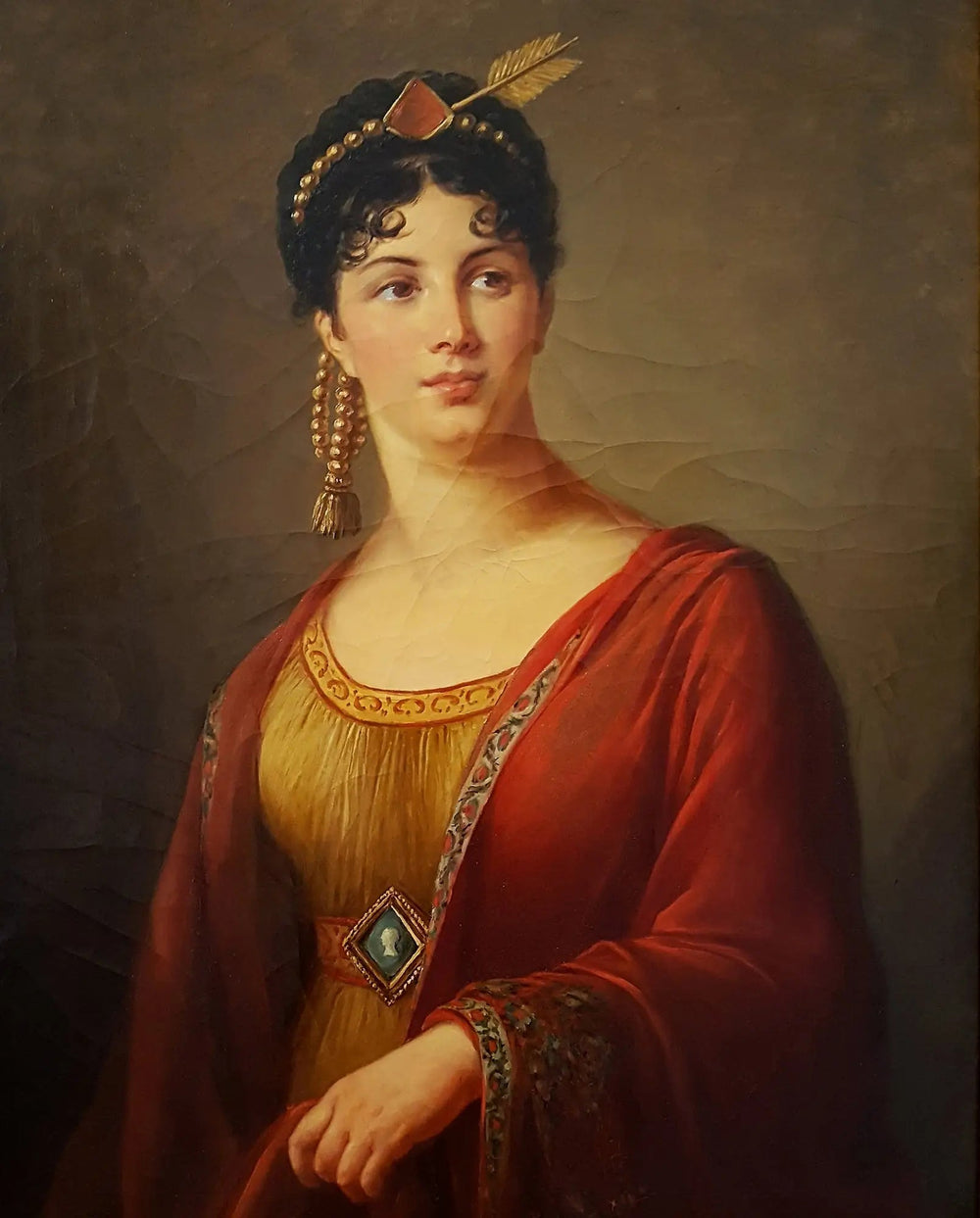 Portrait de Giuseppina Grassini - Élisabeth Vigée Le Brun image 1 copie de tableau peinte à la main