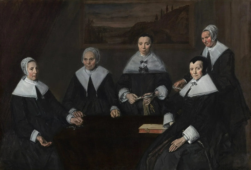 Groepsportret van de regentes van het ouderenzorghuis - Frans Hals

Source:
Portrait de groupe des régentes de l'hospice des vieillards - Frans Hals