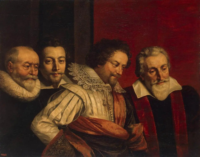 Groepsportret van vier leden van de Raad van Parijs (fragment van het verloren schilderij) - Frans Pourbus de Jonge

Source:
Portrait de groupe de quatre membres du Conseil de Paris (fragment du tableau perdu) - Frans Pourbus the Younger