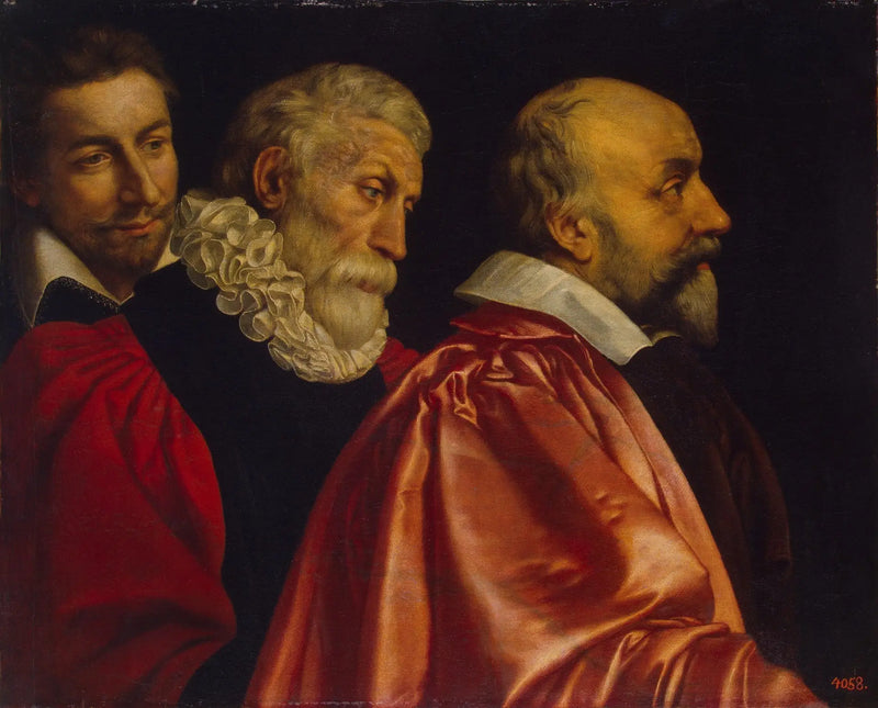Groepsportret van drie leden van de Raad van Parijs (fragment van het verloren schilderij) - Frans Pourbus de Jonge

Source:
Portrait de groupe de trois membres du Conseil de Paris (fragment du tableau perdu) - Frans Pourbus the Younger