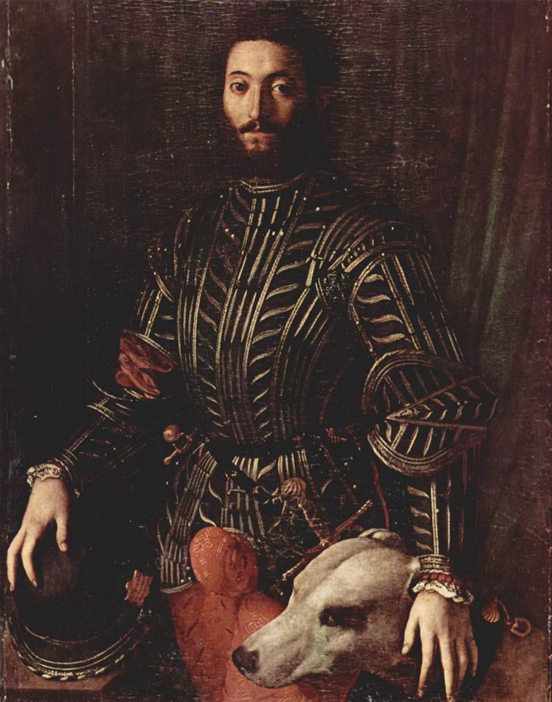 Portret van Guidobaldo II della Rovere - Bronzino