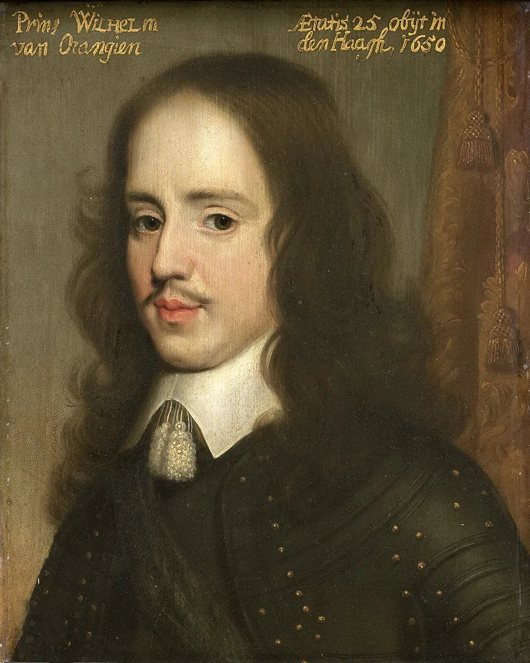 Portret van Willem II (1626-1650), prins van Oranje - Gerrit van Honthorst