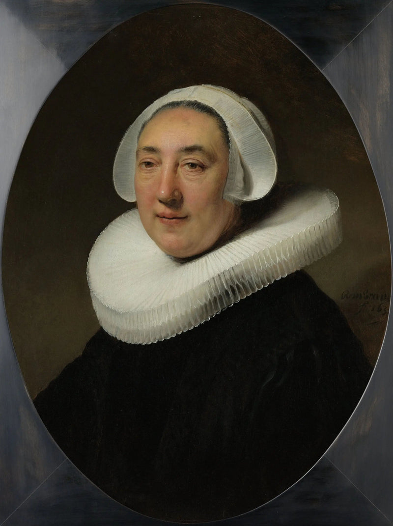 Portret van Haesje Jacobsdr van Cleyburg - Rembrandt