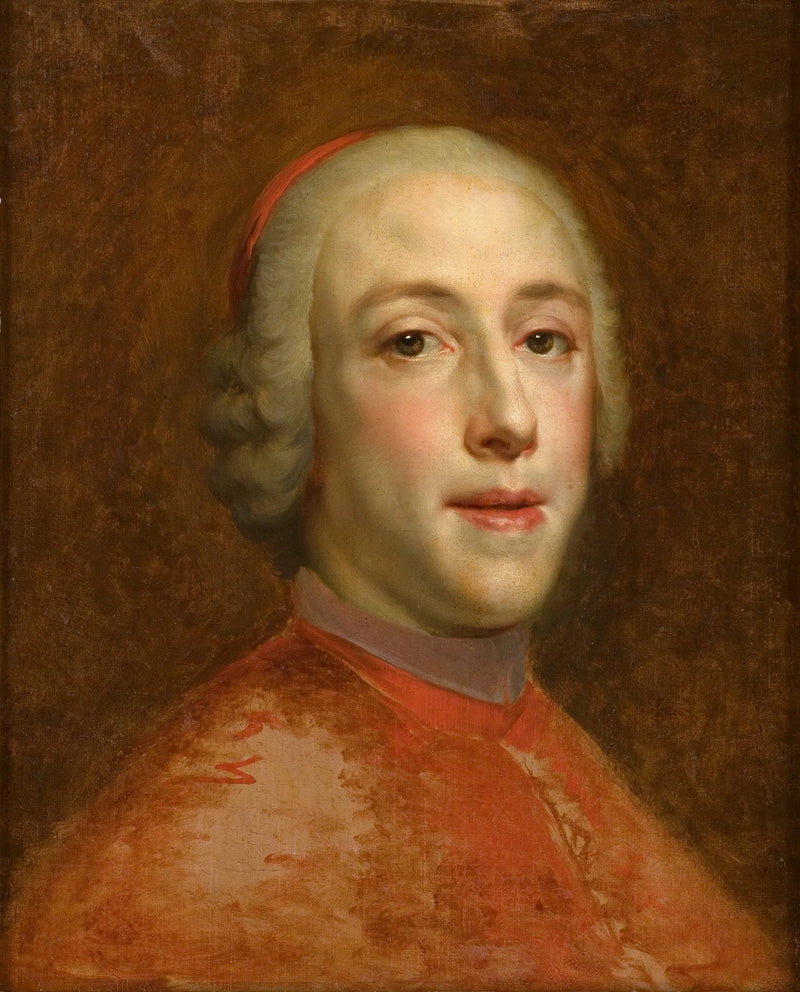 Portret van Henri Édouard Stuart, kardinaal hertog van Yorck - Anton Raphael Mengs
