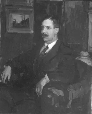 Portret van J.M.P. Glerum - Isaac Israëls