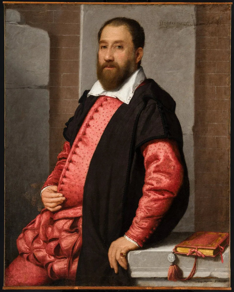 Portret van Jacopo Foscarini - Giovanni Battista Moroni