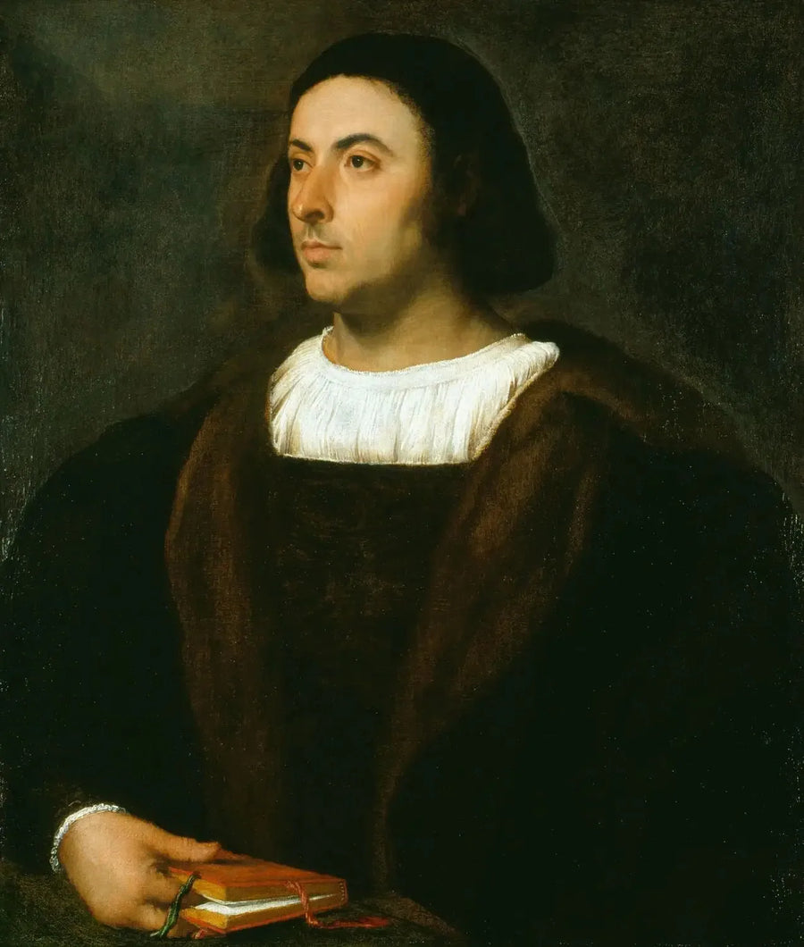 Portret van Jacopo Sannazaro - Titian