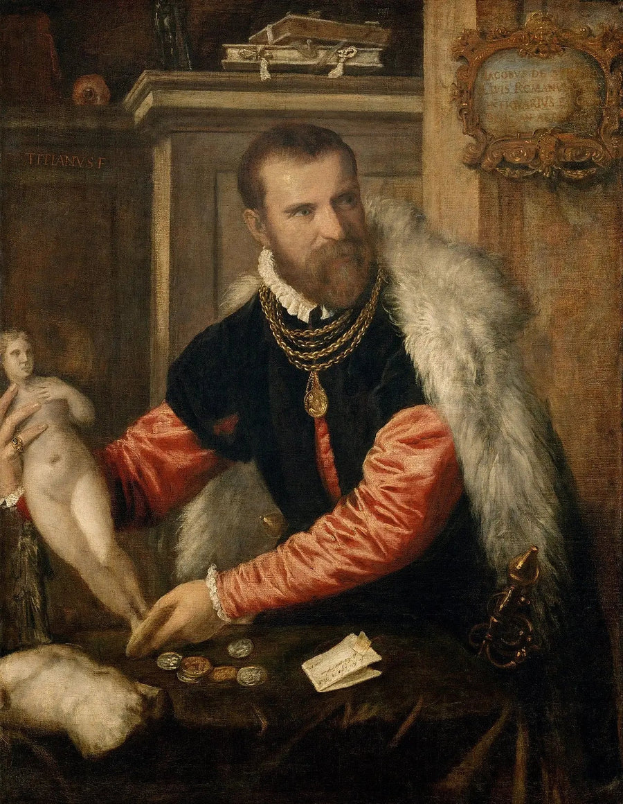 Portret van Jacopo Strada - Titian