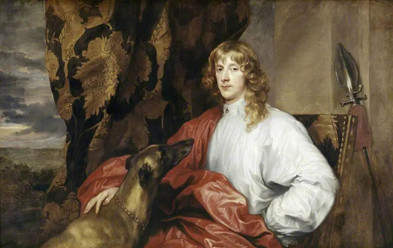 Portret van James Stuart (1612–1655), 1e hertog van Richmond en 4e hertog van Lennox - Antoine van Dyck

Source:
Portrait de James Stuart (1612–1655), 1er duc de Richmond et 4e duc de Lennox - Antoine van Dyck