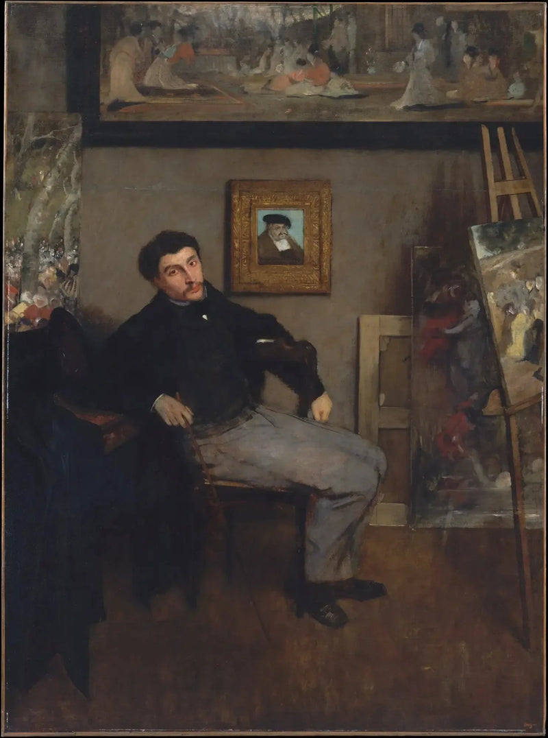 Portret van James Tissot - Edgar Degas