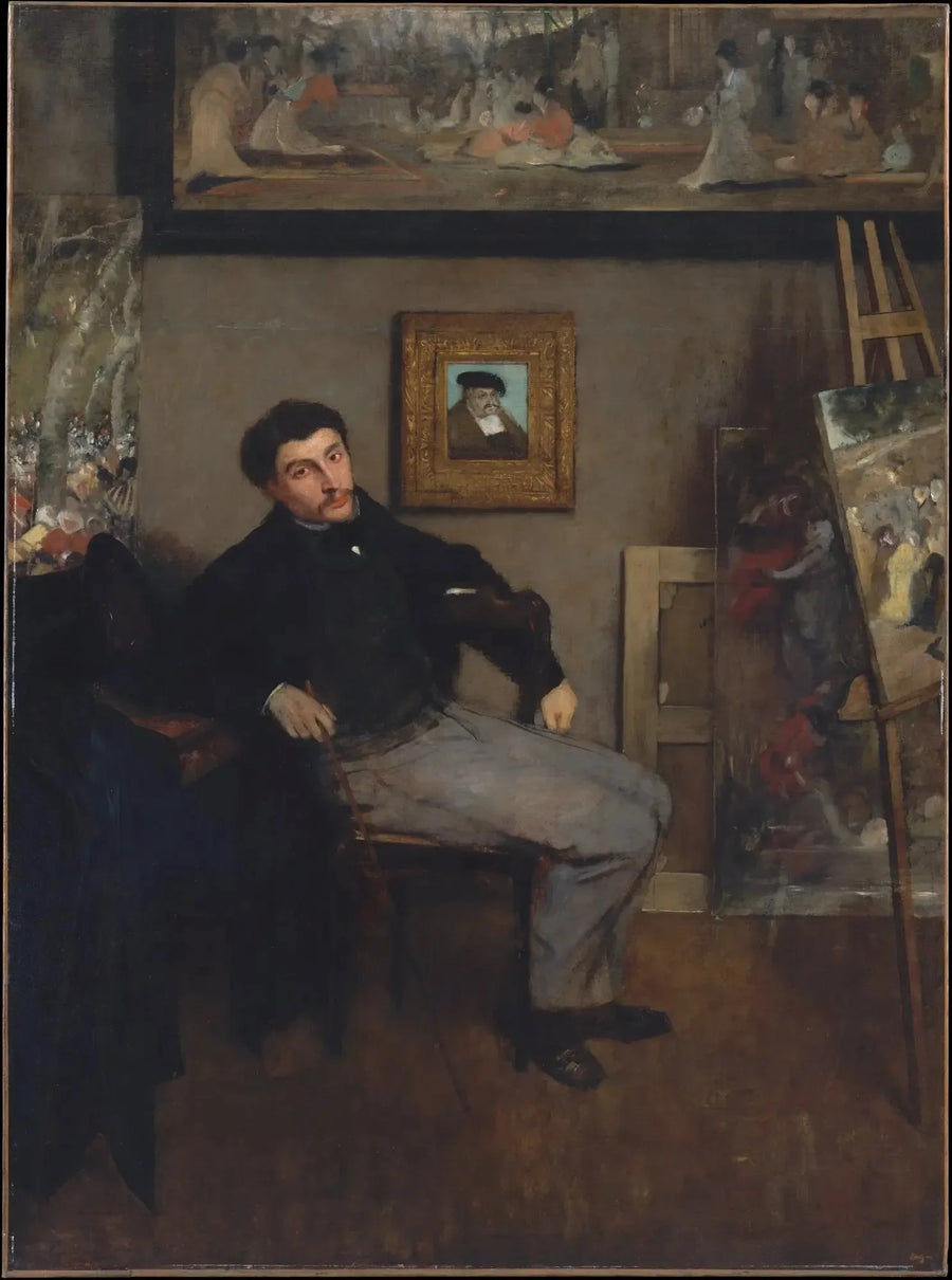 Portret van James Tissot - Edgar Degas