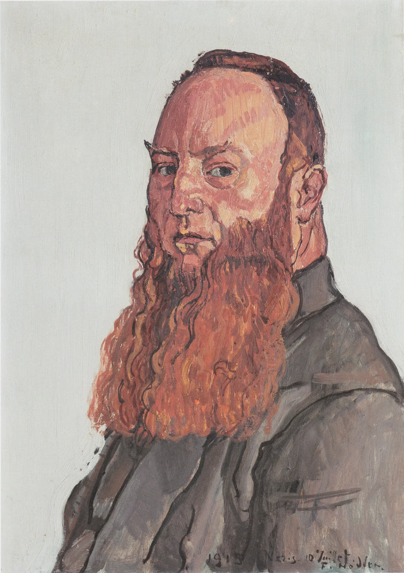 Portret van James Vibert - Ferdinand Hodler
