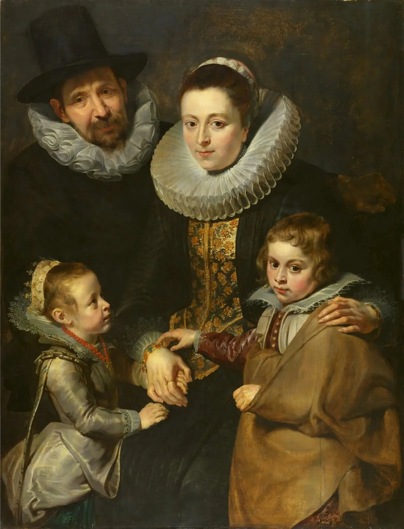 Portret van Jan Brueghel de Oude en zijn familie - Peter Paul Rubens