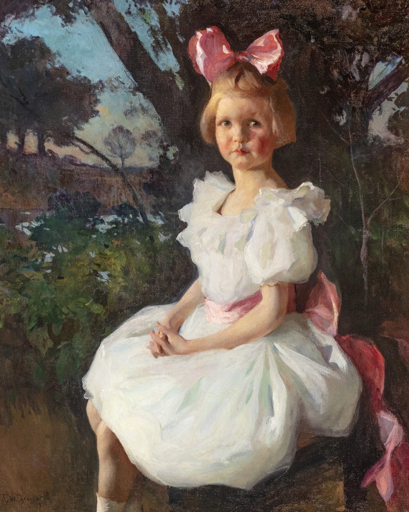 Portret van Jane Shattuck - Frank Weston Benson