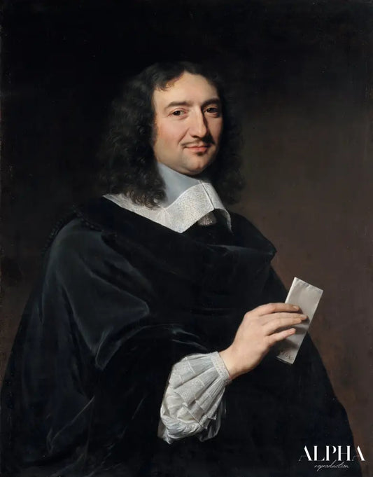 Portrait de Jean-Baptiste Colbert - Philippe de Champaigne - Reproductions de tableaux et peintures haut de gamme