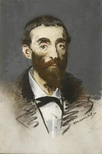 Portret van Jean de Cabanes, bijgenaamd Cabaner, muzikant - Édouard Manet