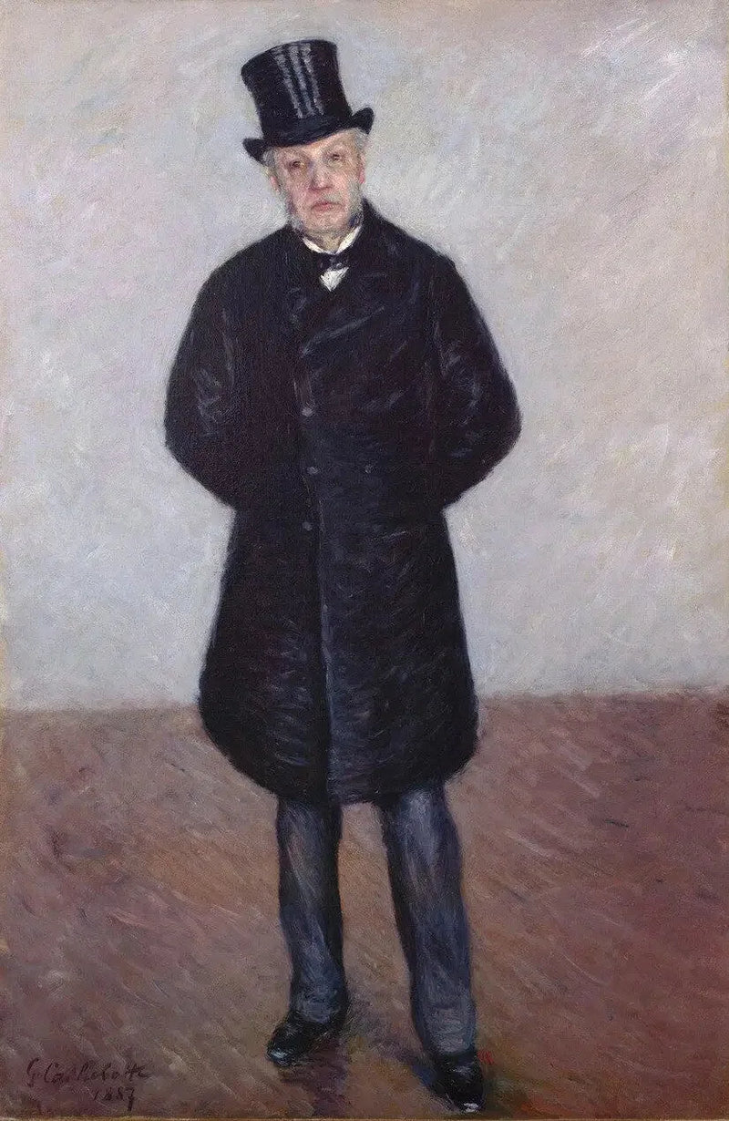 Volledig portret van Jean Daurelle - Gustave Caillebotte